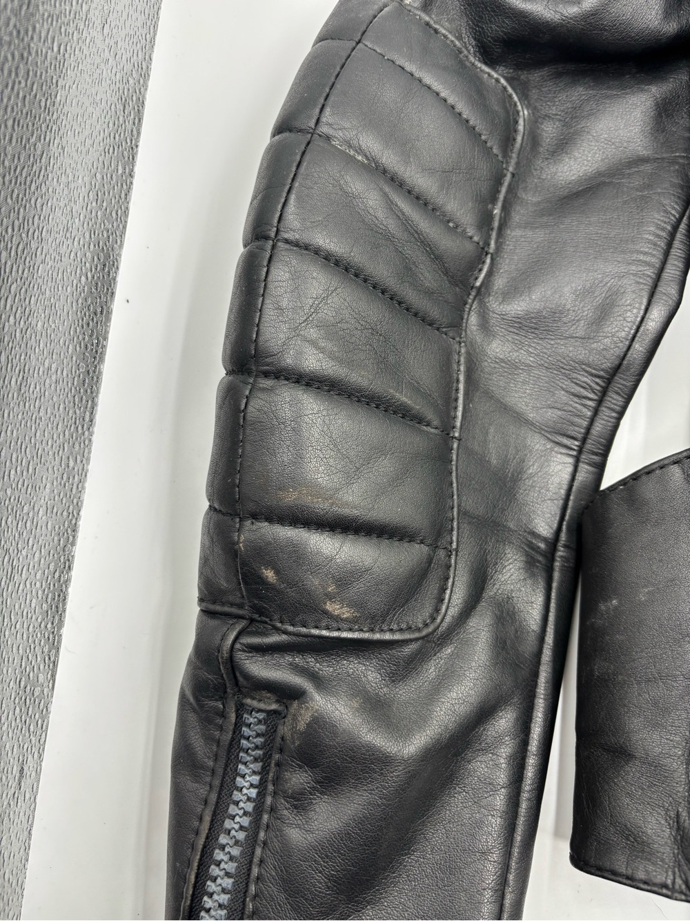 Hein Gericke Vintage Black Leather Motorcycle Mens Jacket - with liner SZ 40 - Picture 9 of 15